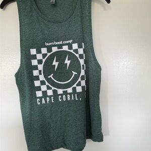 Green Burn Boot Camp Tank Top